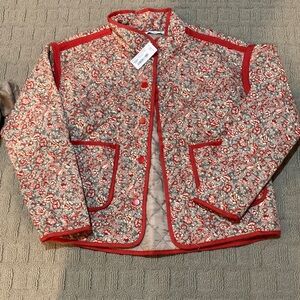 Staccato Red and Gray Floral Jacket